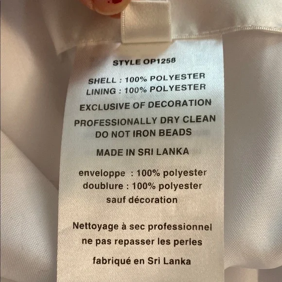 White Sleeveless Halter A-Line Wedding Gown - Picture 2 of 6